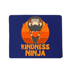 Cute Kindness Ninja Wear Orange Day Be Kind Mousepad