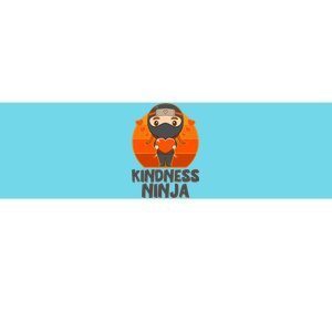 Cute Kindness Ninja Wear Orange Day Be Kind Bumper Sticker