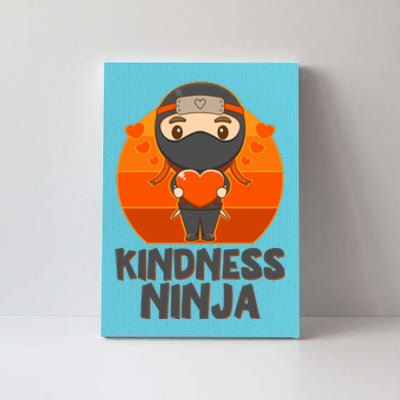 Cute Kindness Ninja Wear Orange Day Be Kind Canvas