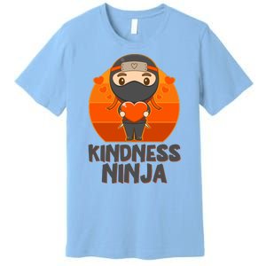 Cute Kindness Ninja Wear Orange Day Be Kind Premium T-Shirt