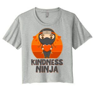 Cute Kindness Ninja Wear Orange Day Be Kind Women's Crop Top Tee