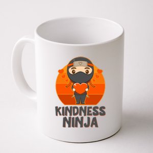 Cute Kindness Ninja Wear Orange Day Be Kind Coffee Mug