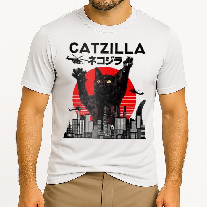 Catzilla King Of Pawster Performance Shirt