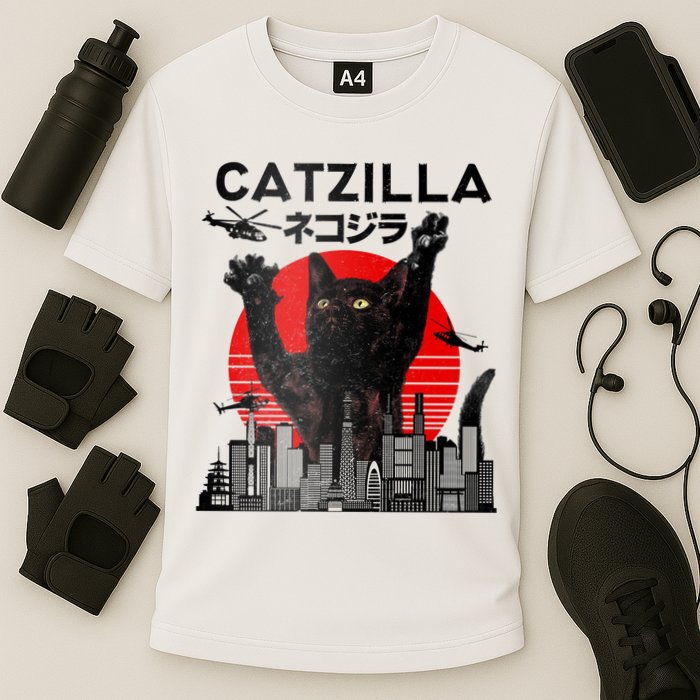 Catzilla King Of Pawster Performance Shirt