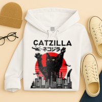 Catzilla King Of Pawster Hoodie