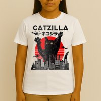 Catzilla King Of Pawster T-Shirt