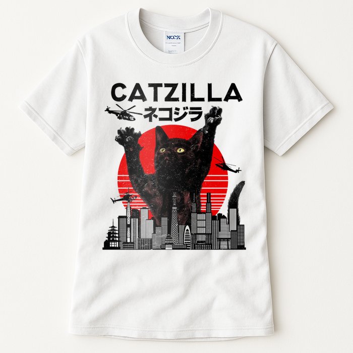 Catzilla King Of Pawster Tall T-Shirt
