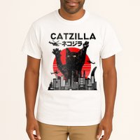 Catzilla King Of Pawster Tall T-Shirt