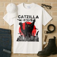 Catzilla King Of Pawster Tall T-Shirt