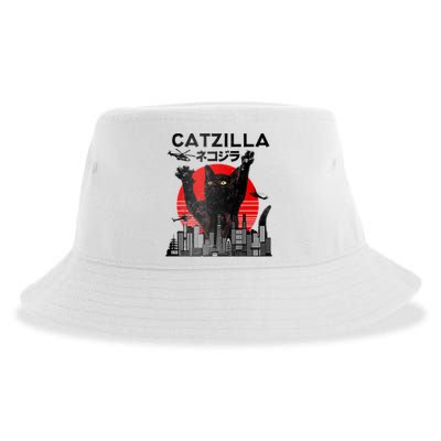 Catzilla King Of Pawster Sustainable Bucket Hat