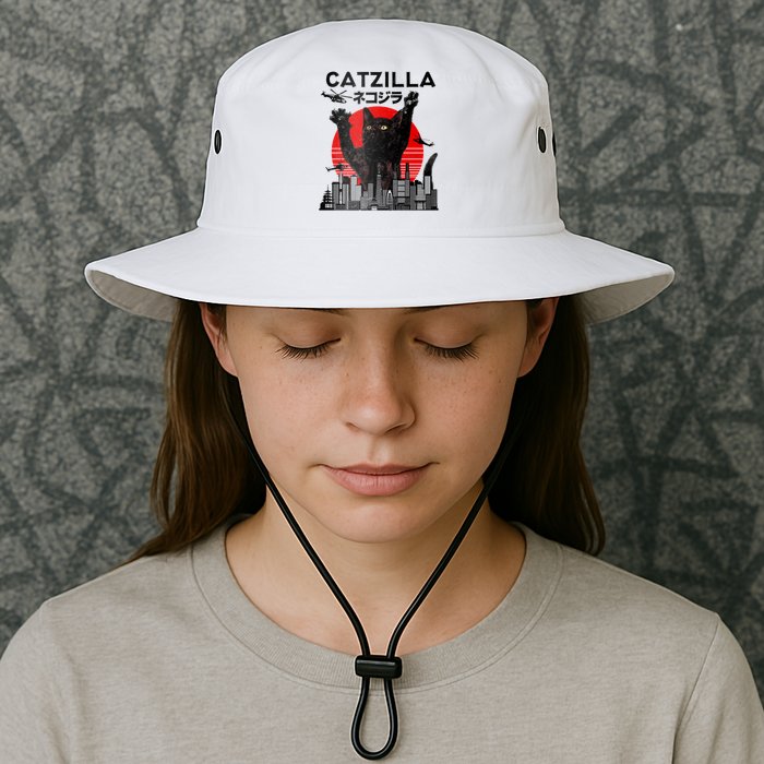Catzilla King Of Pawster Bucket Hat