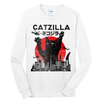 Catzilla King Of Pawster Tall Long Sleeve T-Shirt