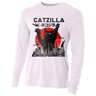 Catzilla King Of Pawster Cooling Performance Long Sleeve Crew