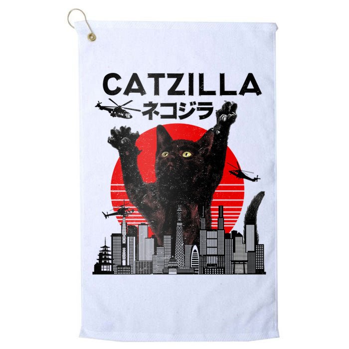 Catzilla King Of Pawster Golf Towel