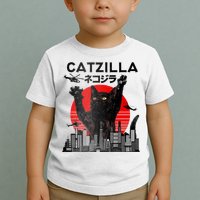 Catzilla King Of Pawster Toddler T-Shirt
