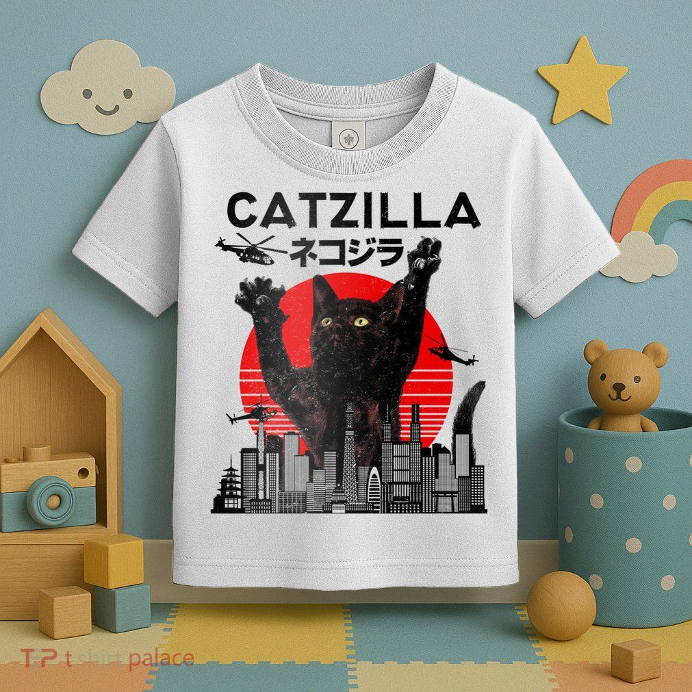 Catzilla King Of Pawster Toddler T-Shirt
