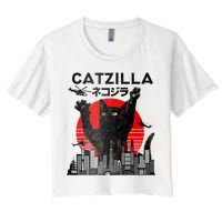 Catzilla King Of Pawster Crop Top