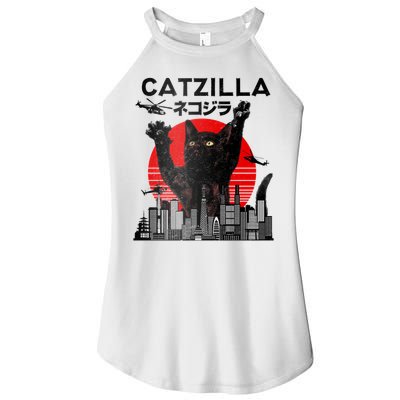 Catzilla King Of Pawster Women's Perfect Tri Rocker Tank