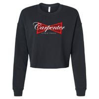 Carpenter King Of Trades Gift Cropped Pullover Crew