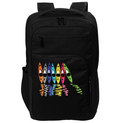 Colorful Kayaks Outdoor Adventure Kayaking Boating Colorful Kayaks Outdoo Impact Tech Backpack