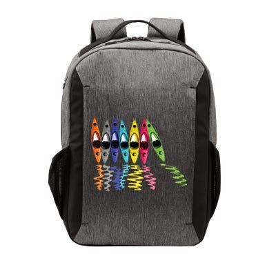 Colorful Kayaks Outdoor Adventure Kayaking Boating Colorful Kayaks Outdoo Vector Backpack