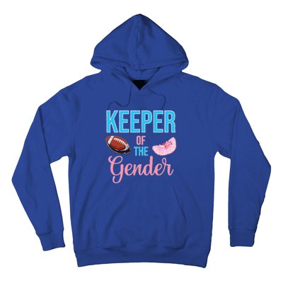 Cute Keeper Of The Gender Touchdowns Reveal For Mom And Dad Hoodie