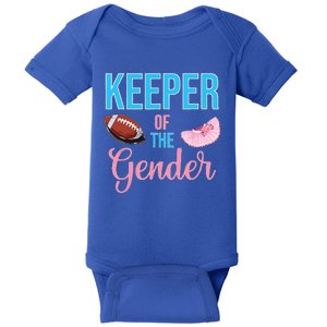 Cute Keeper Of The Gender Touchdowns Reveal For Mom And Dad Baby Bodysuit