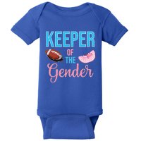 Cute Keeper Of The Gender Touchdowns Reveal For Mom And Dad Baby Bodysuit