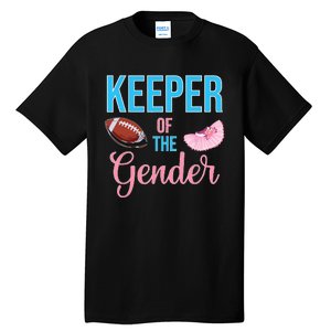 Cute Keeper Of The Gender Touchdowns Reveal For Mom And Dad Tall T-Shirt