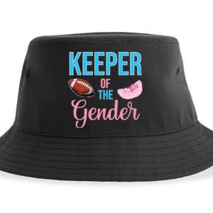 Cute Keeper Of The Gender Touchdowns Reveal For Mom And Dad Sustainable Bucket Hat