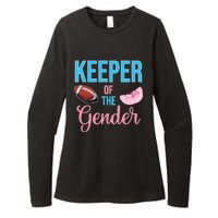 Cute Keeper Of The Gender Touchdowns Reveal For Mom And Dad Womens CVC Long Sleeve Shirt