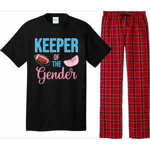 Cute Keeper Of The Gender Touchdowns Reveal For Mom And Dad Pajama Set