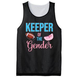 Cute Keeper Of The Gender Touchdowns Reveal For Mom And Dad Mesh Reversible Basketball Jersey Tank