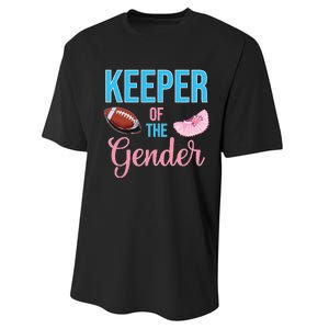 Cute Keeper Of The Gender Touchdowns Reveal For Mom And Dad Performance Sprint T-Shirt