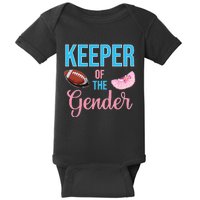 Cute Keeper Of The Gender Touchdowns Reveal For Mom And Dad Baby Bodysuit