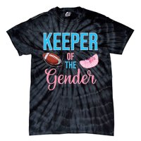 Cute Keeper Of The Gender Touchdowns Reveal For Mom And Dad Tie-Dye T-Shirt