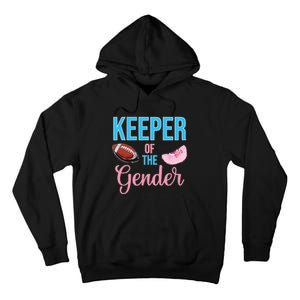 Cute Keeper Of The Gender Touchdowns Reveal For Mom And Dad Tall Hoodie