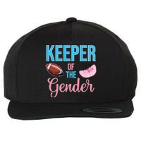 Cute Keeper Of The Gender Touchdowns Reveal For Mom And Dad Wool Snapback Cap