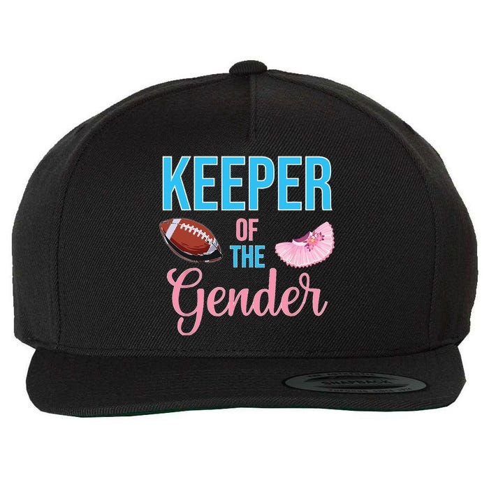 Cute Keeper Of The Gender Touchdowns Reveal For Mom And Dad Wool Snapback Cap