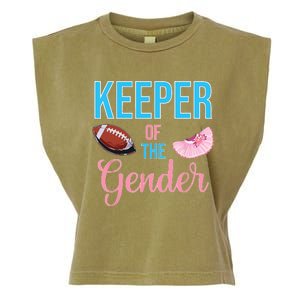 Cute Keeper Of The Gender Touchdowns Reveal For Mom And Dad Garment-Dyed Women's Muscle Tee