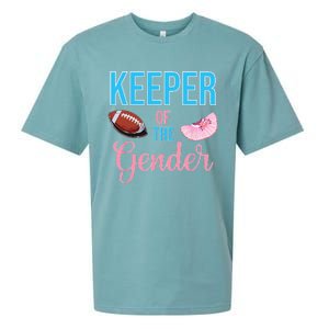 Cute Keeper Of The Gender Touchdowns Reveal For Mom And Dad Sueded Cloud Jersey T-Shirt