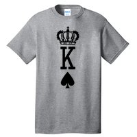 Cool King Playing Card Tall T-Shirt