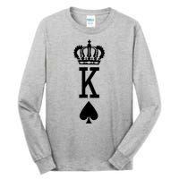 Cool King Playing Card Tall Long Sleeve T-Shirt