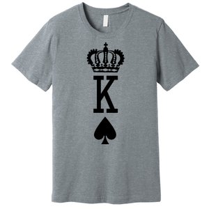 Cool King Playing Card Premium T-Shirt