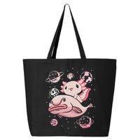 Cute Kawaii Pink Axolotl Riding A Blobfish Funny Axolotls  25L Jumbo Tote