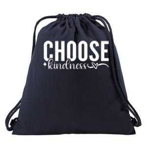 Choose Kindness Positive Quote Drawstring Bag