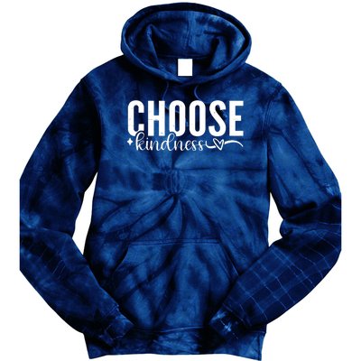 Choose Kindness Positive Quote Tie Dye Hoodie