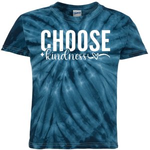 Choose Kindness Positive Quote Kids Tie-Dye T-Shirt