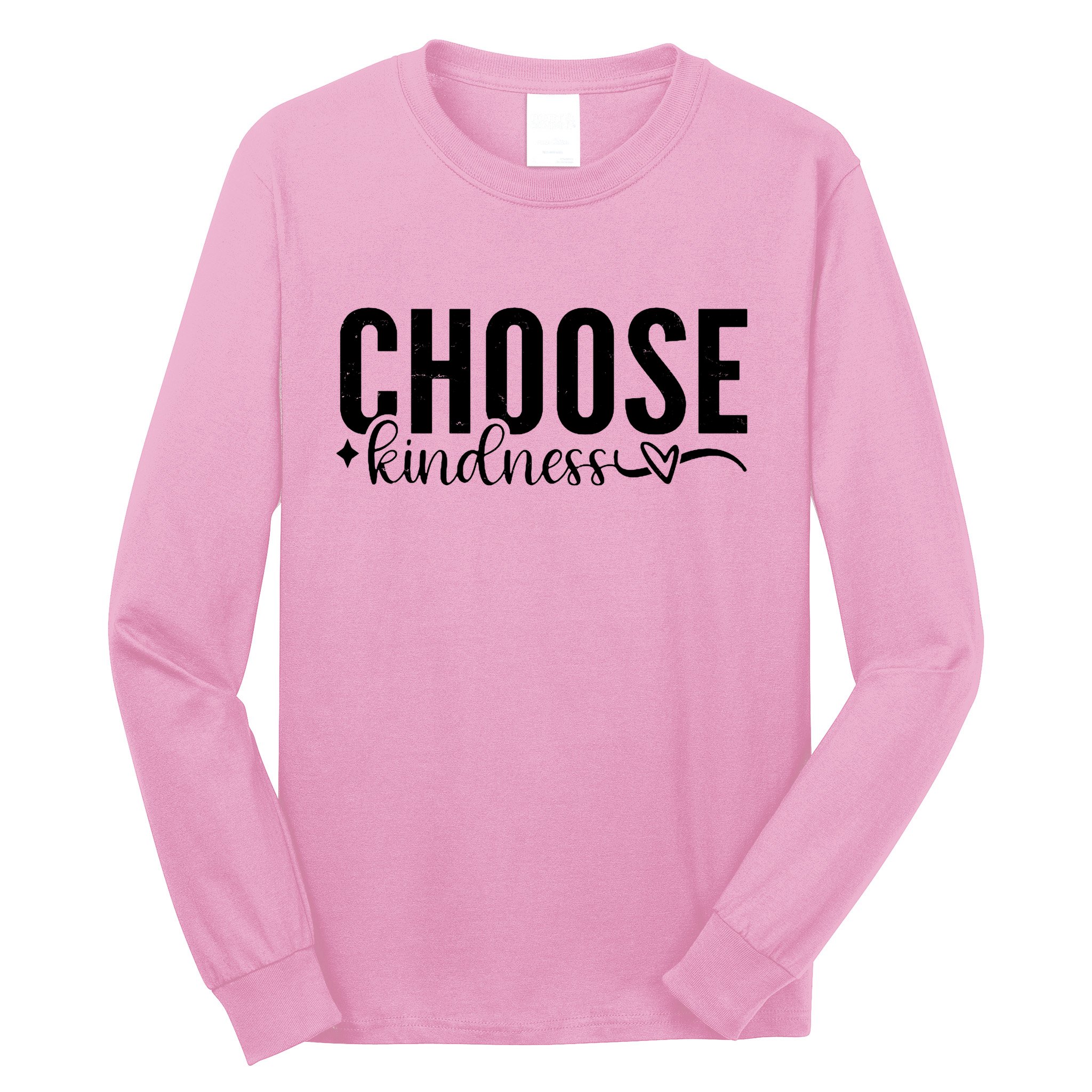 Choose Kindness Positive Quote Long Sleeve Shirt