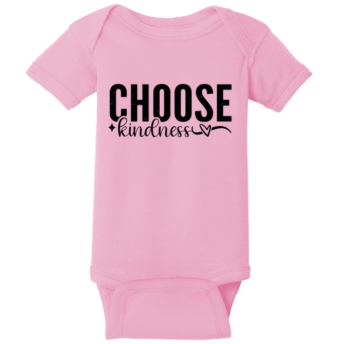 Choose Kindness Positive Quote Baby Bodysuit